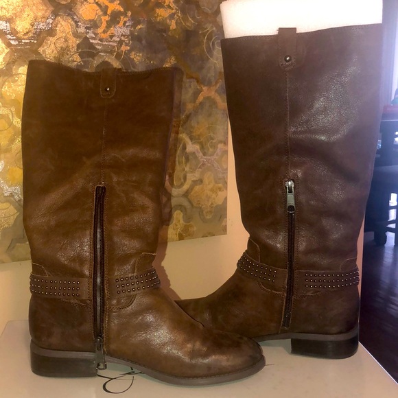 Jessica Simpson Essence Leather Riding Boots - Picture 6 of 7